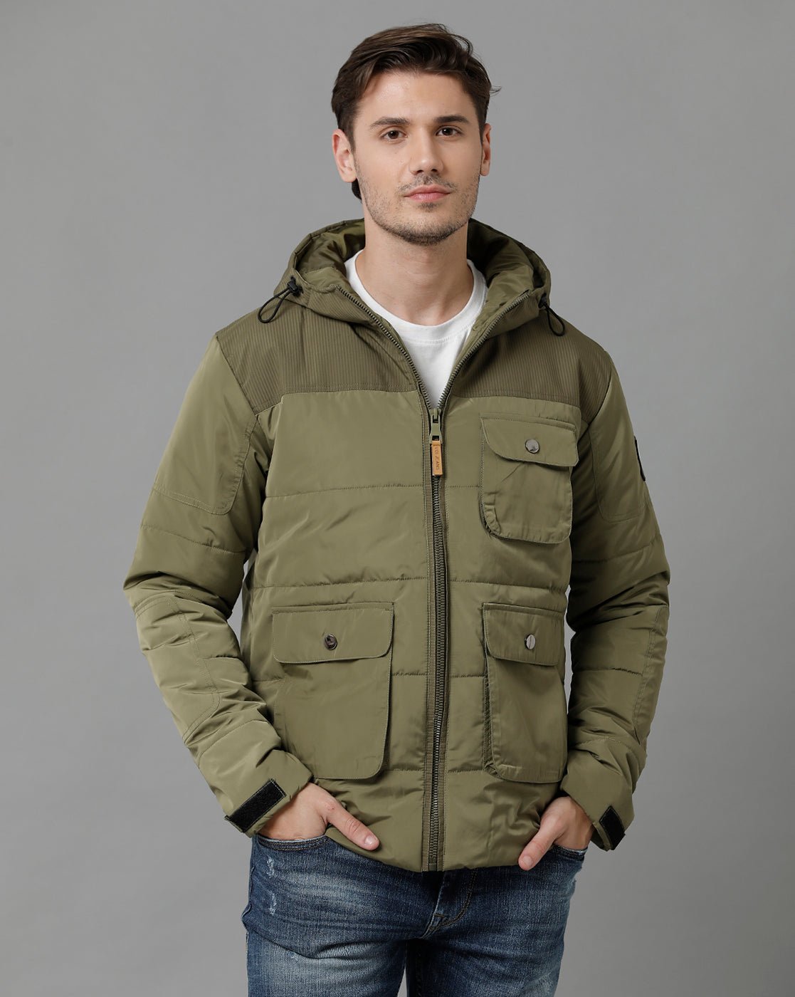 Men Solid Regular Fit Casual Jacket – tanisah.com